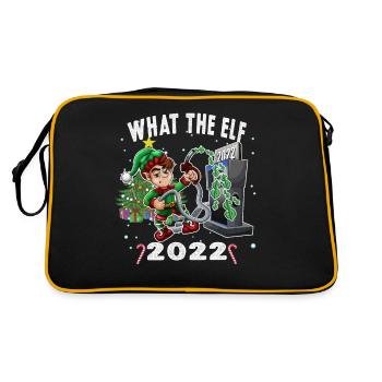 Ce que le Noël elfe avec le prix élevé de l’essence - Sac Retro - noir/or - Dos