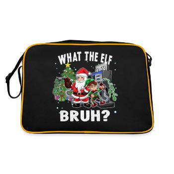 Ce que l’Elf Bruh High Gas Price Noël - Sac Retro - noir/or - Dos