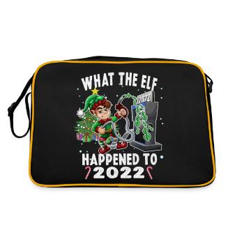 Elfe mignon Ce que l’elfe prix élevé de l’essence Noël - Sac Retro - noir/or - Dos
