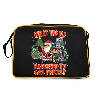Ce que l’Elf 2022 Prix élevés de l’essence Humour Noël - Sac Retro - noir/or - Dos