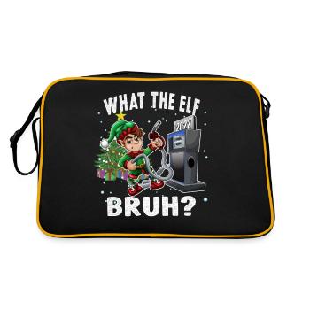 Elf Pumping Gas pour Noël 2022 Drôle - Sac Retro - noir/or - Dos