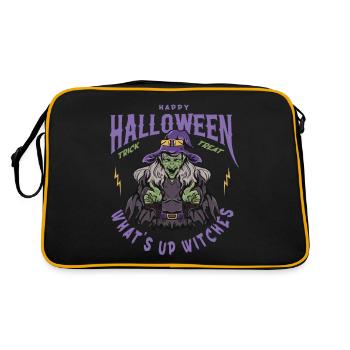 QUOI DE NEUF SORCIÈRES - Sac Retro - noir/or - Dos
