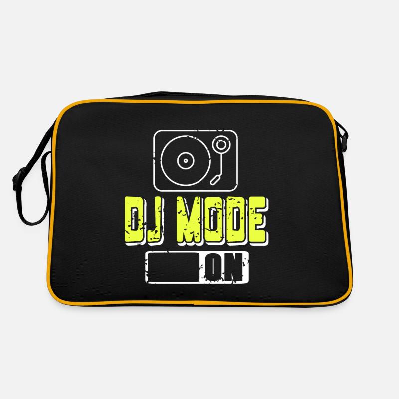 Cool Retro DJ Mode ON Awesome Deejaying T-Shirt Sac Retro