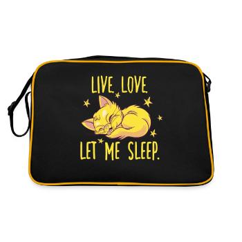 Tolles Katzen Damen shirt für Katzenbesitzerinnen - Retro Tasche - Schwarz/Gold - Hinten