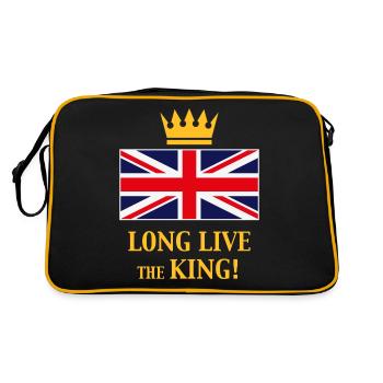 Long Live The King! (England / Great Britain / 4C) - Retro Bag - black/gold - Back