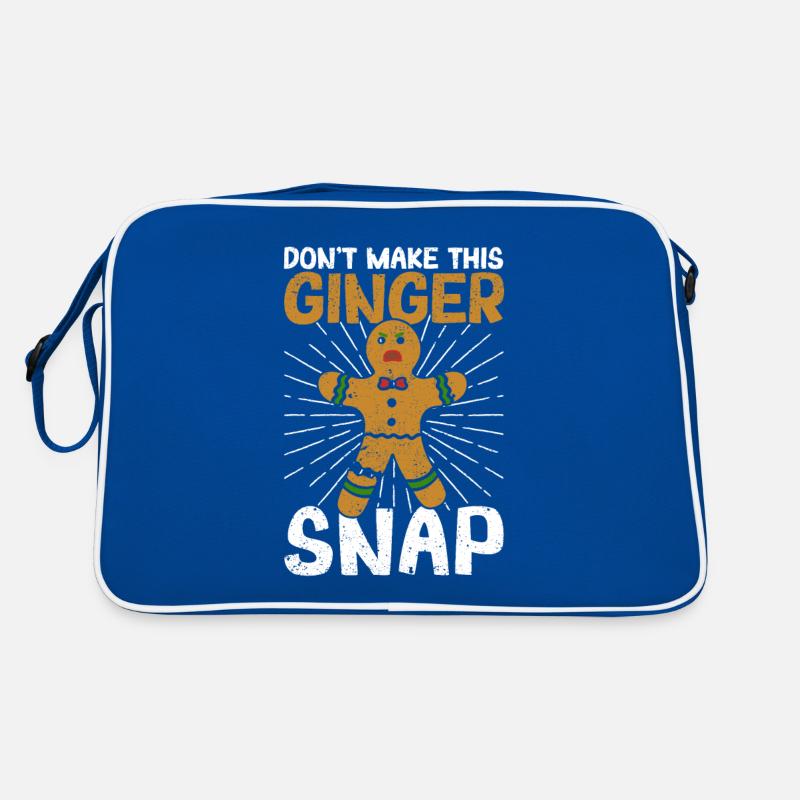 Mach nicht diesen Lebkuchenmann-Plätzchen-Ginga Retro Tasche