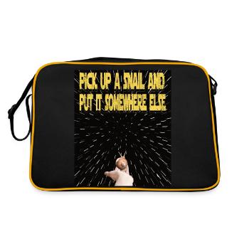 Escargot spatial Escargot spatial Levage - Sac Retro - noir/or - Dos