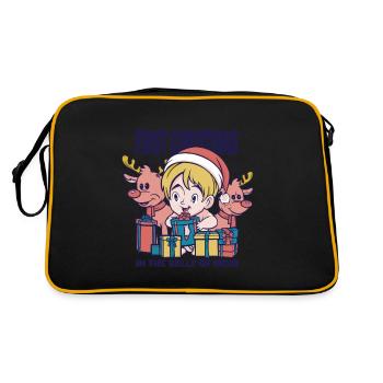 Vêtements de grossesse Noël Enceinte - Sac Retro - noir/or - Dos