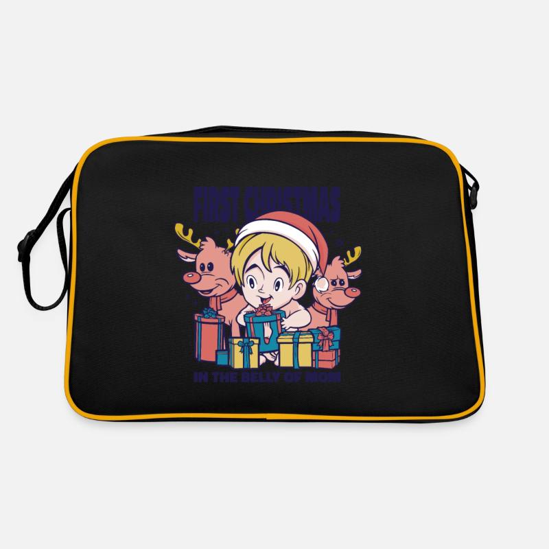 Vêtements de grossesse Noël Enceinte Sac Retro