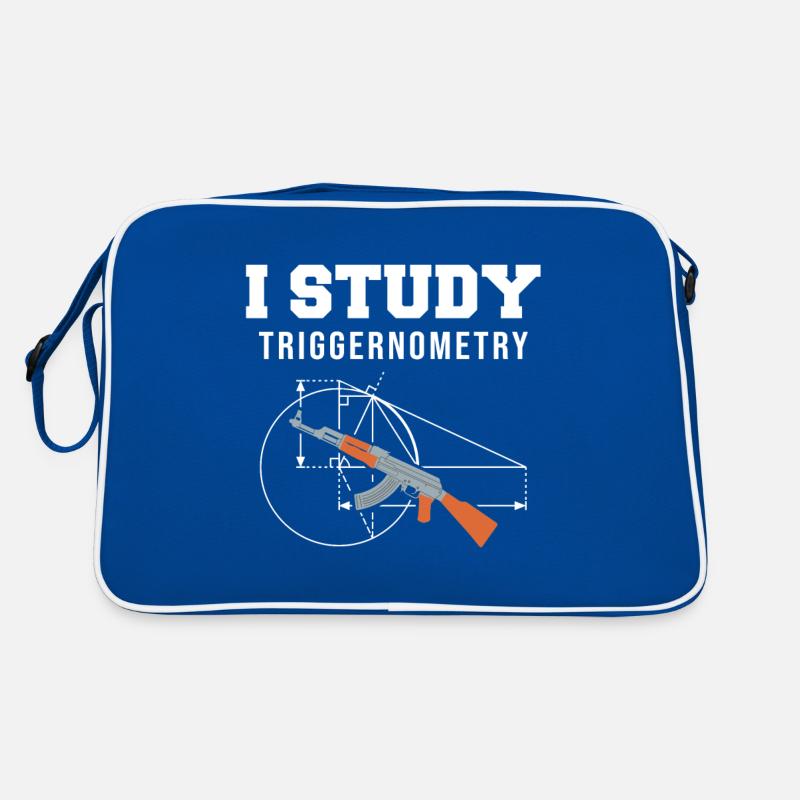 I Study Triggernometry - Gun Lover Shooting Range Retro Tasche