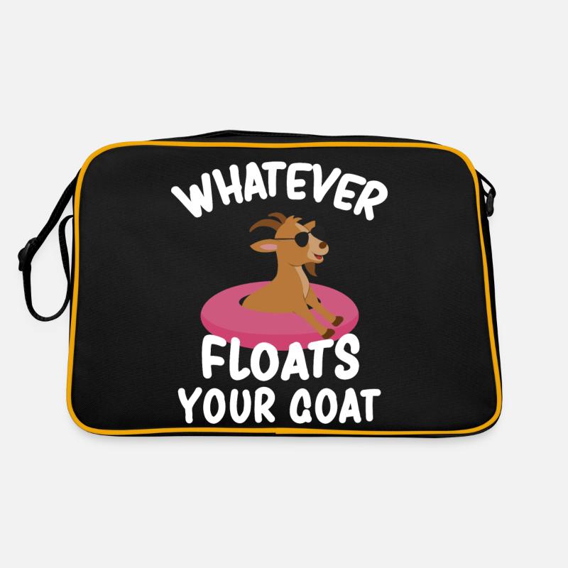 Whatever Floats Your Goat Retro Tasche