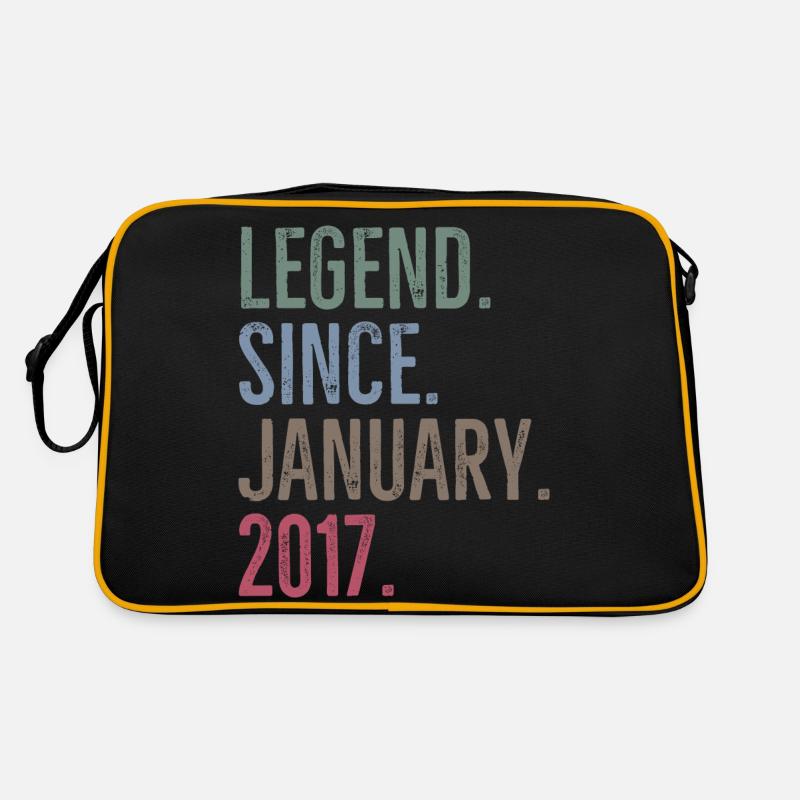 Legende seit Januar 2017 Retro Tasche