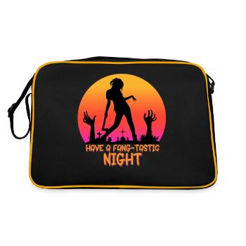 Have A Fang Tastic Night - Retro Bag - black/gold - Back