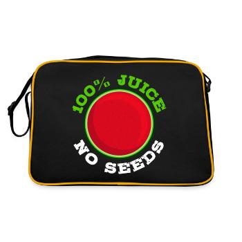 Drôle de vasectomie Stérilisation Pastèque - Sac Retro - noir/or - Dos