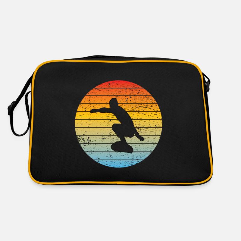 Surfing Surfboard Surfer Surf Instructor Surf Retro Bag