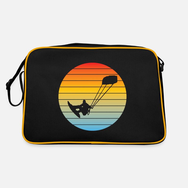 Kitesurfer Windsurfer Surf Windsurfing Cadeau Sac Retro