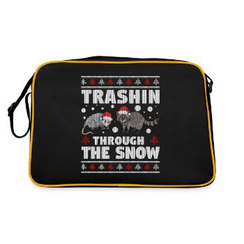 Trashin à travers la neige Garbage Gang Opossum - Sac Retro - noir/or - Dos