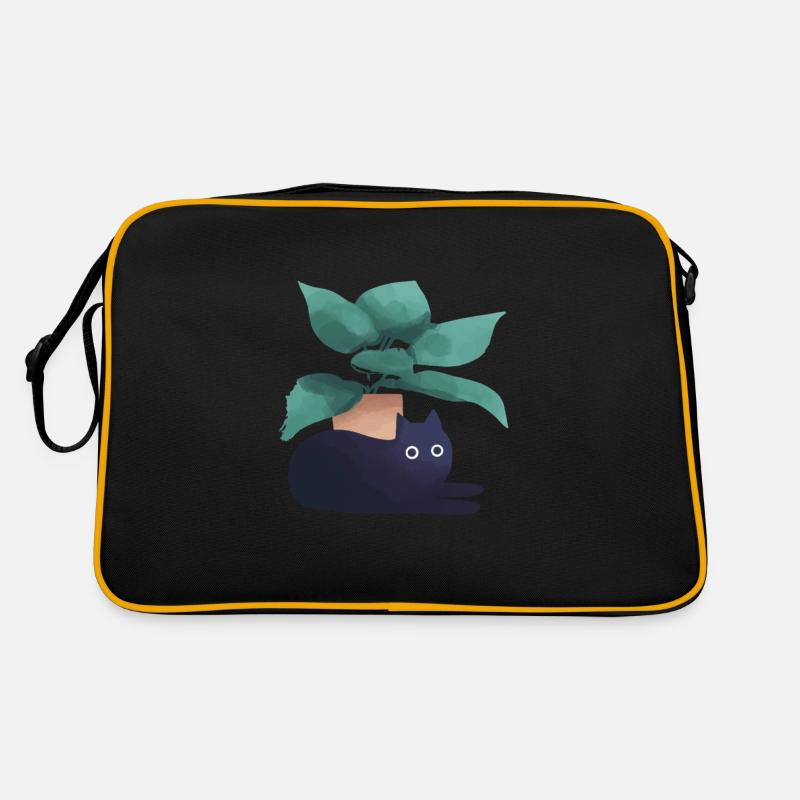 Cats And Plants Retro Bag