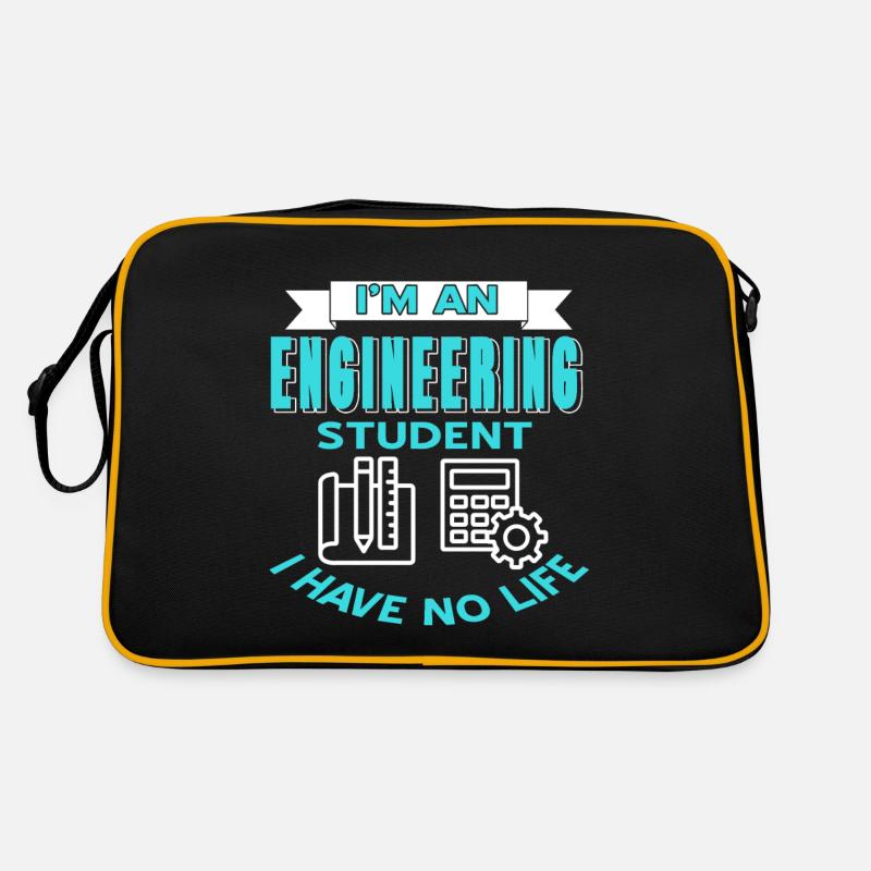 I'm An Engineering Student I Have No Life Funny Retro Bag