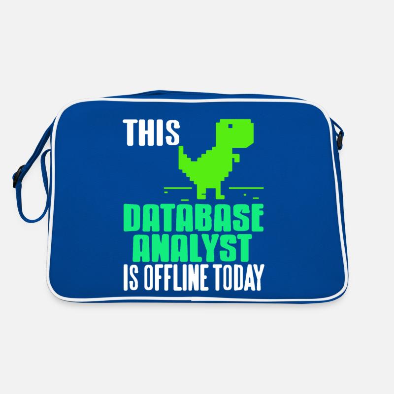 This Database Analyst Is Offline Today Funny Retro Tasche