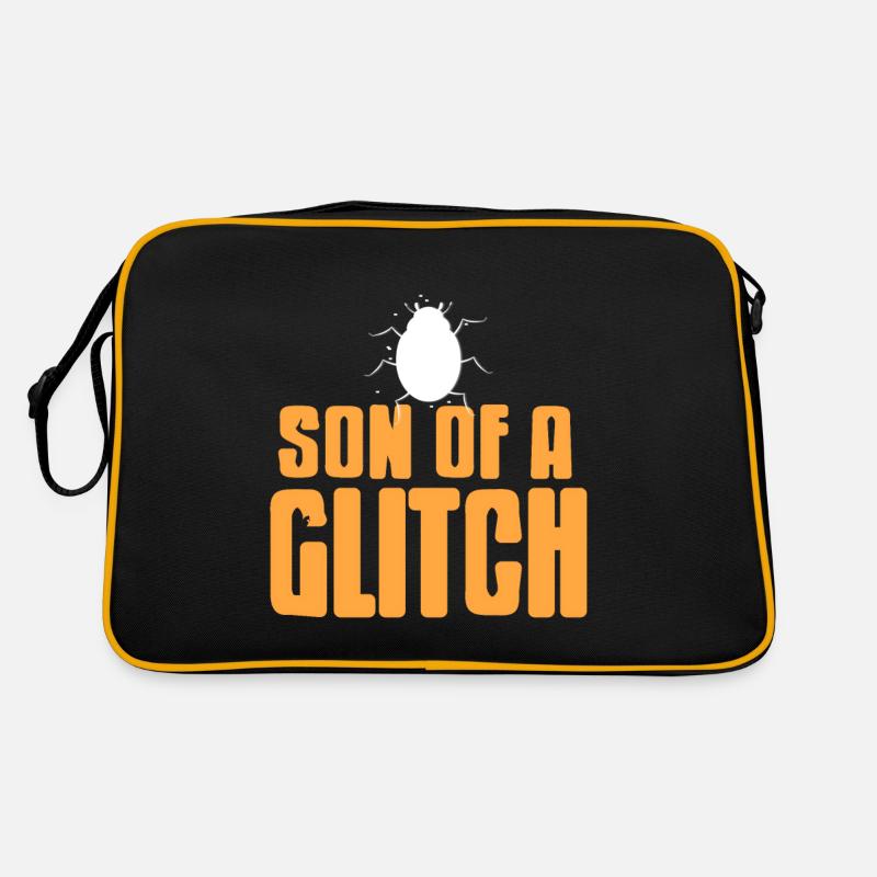 Son Of A Glitch Funny BUG Data Admin Analyst Retro Tasche