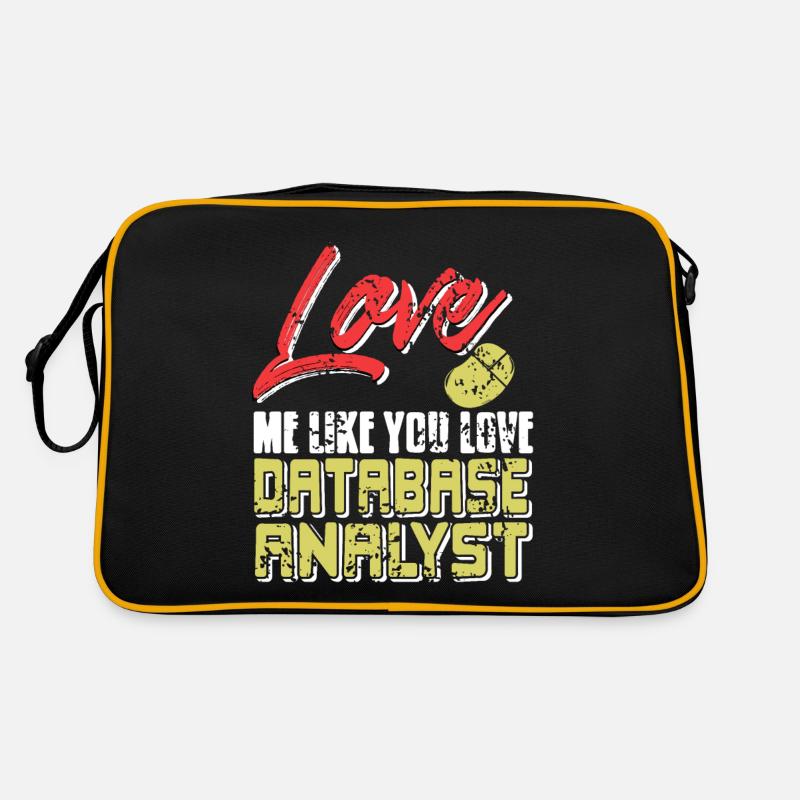 Love Me Like You Love Database Analyst Retro Retro Bag