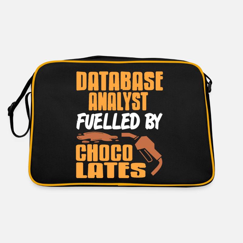 Database Analyst Fueled By Choco Lattes Retro Retro Bag