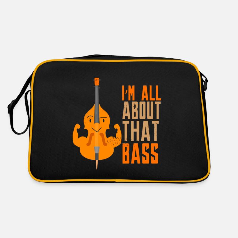 Je vais à propos de cette basse drôles d’instruments de musique Sac Retro
