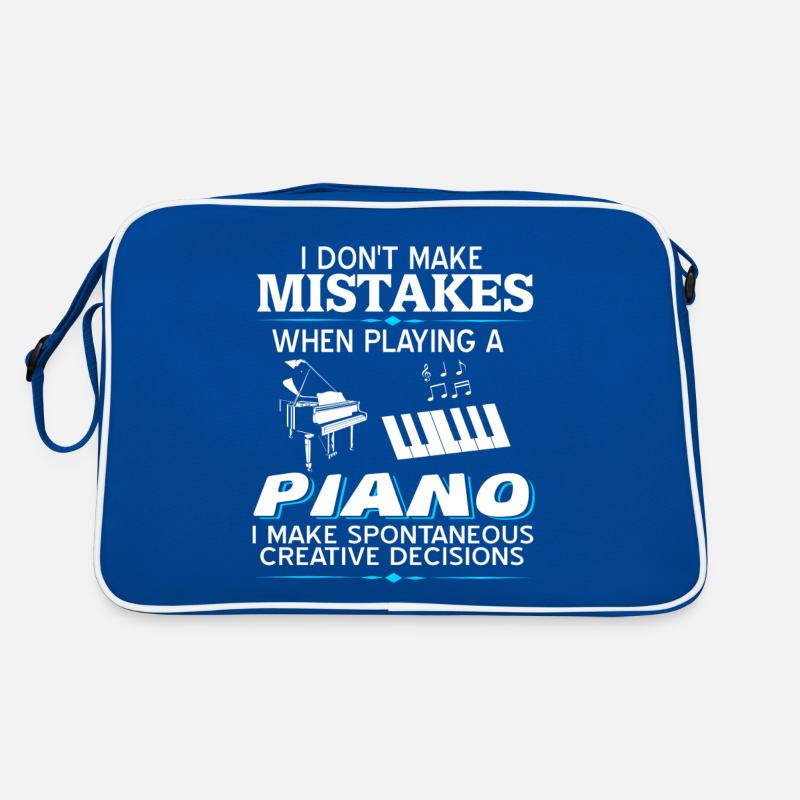 I Don't Make Mistake When Playing A Piano Funny Retro Tasche