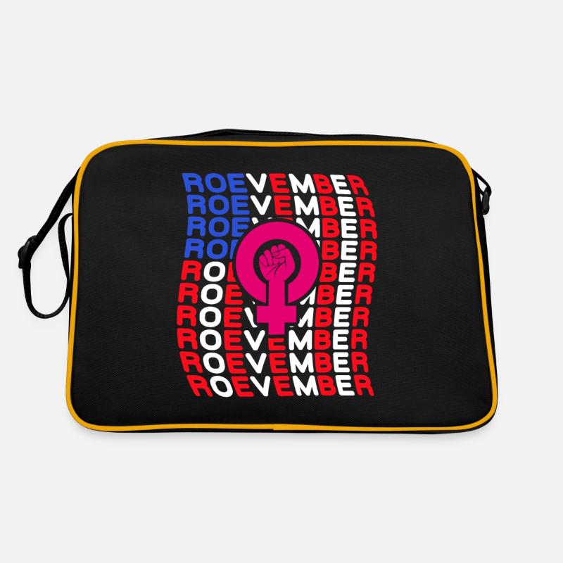 November Roevember American Flag Retro Bag
