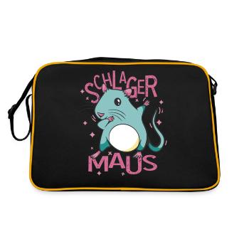 Schlagerparty Costume Schlager Schlager evening - Retro Bag - black/gold - Back