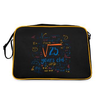 square root 25 years old - Sac Retro - noir/or - Dos