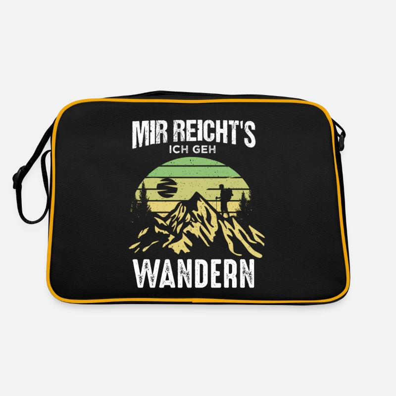 Mir reichts - Ich geh wandern Retro Tasche