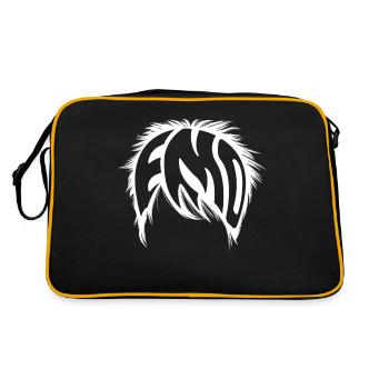 Emo | | de vêtements Emo Emocore Coiffure | Emo Musice - Sac Retro - noir/or - Dos