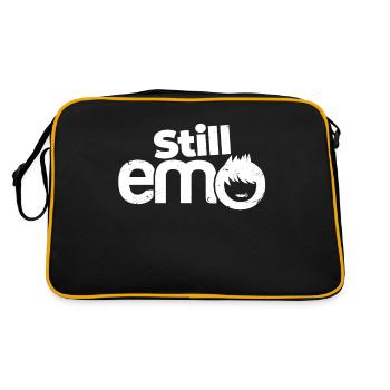 Sill emo | | de vêtements Emo | Emocore Emo Musicemo ki - Sac Retro - noir/or - Dos