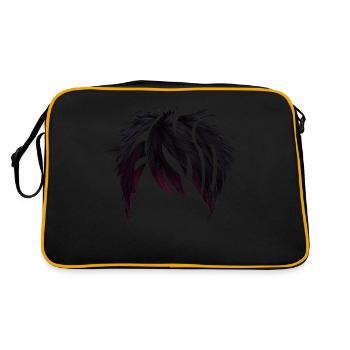 Emo | | de vêtements Emo Emocore Coiffure | Emo Musice - Sac Retro - noir/or - Dos