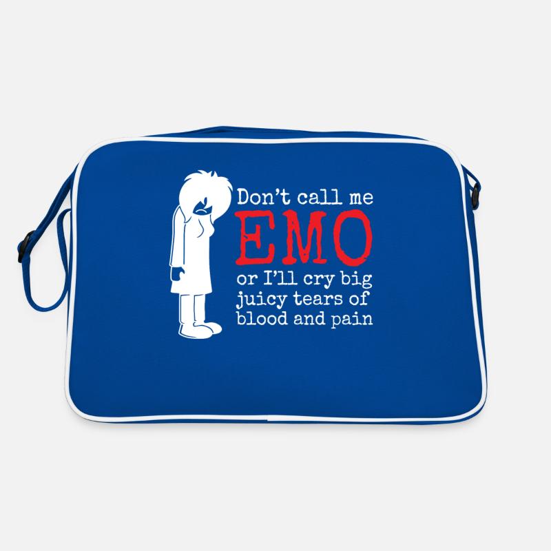 Ne m’appelez pas EMO ou je pleurerai de grosses larmes juteuses de b Sac Retro