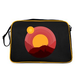 Nature Adventure - Retro Bag - black/gold - Back