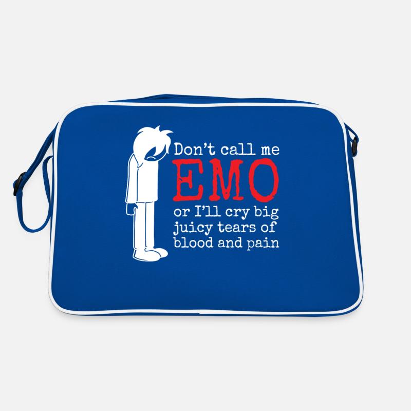 Ne m’appelez pas EMO ou je pleurerai de grosses larmes juteuses de b Sac Retro