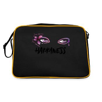 | du bonheur Vêtements Emo pour filles | | Emocore Emo Musi - Sac Retro - noir/or - Dos