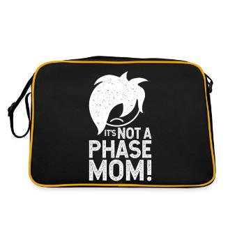 Ce n’est pas une phase maman | Vêtements Emo garçons | Emocores - Sac Retro - noir/or - Dos