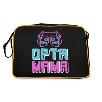OPTA MAMA Cool Retro Ophthalmologist T-Shirt - Retro Bag - black/gold - Back
