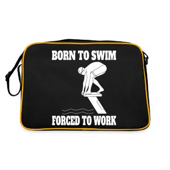 Club de natation Nageur Nageur Nageur - Sac Retro - noir/or - Dos