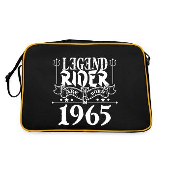 Legend rider Are born in 1965 - Sac Retro - noir/or - Dos
