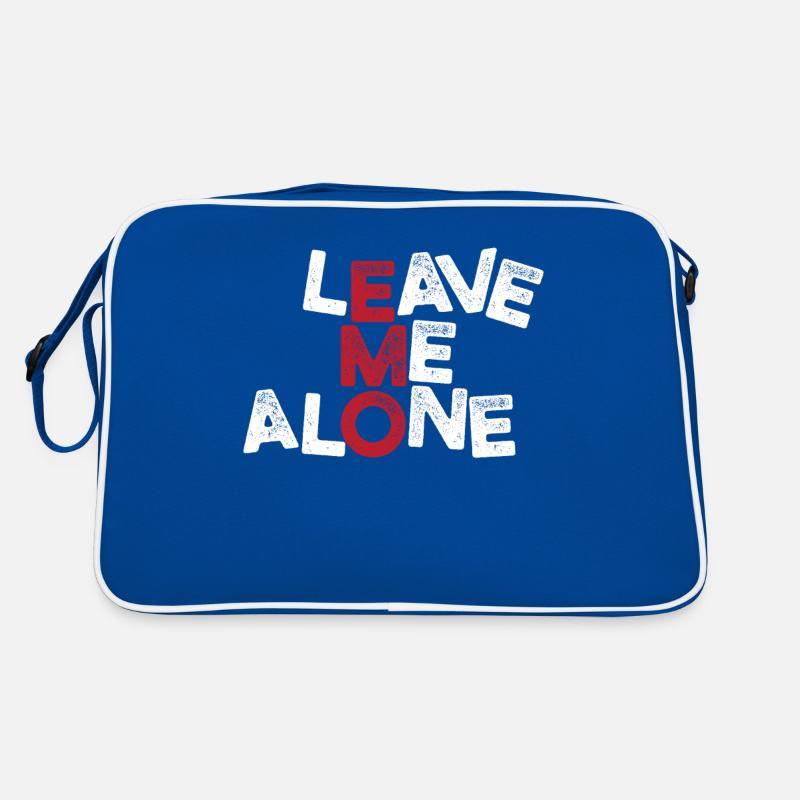 Lass mich | in Ruhe Emo Kleidung | Emocore-| Emo Musik Retro Tasche