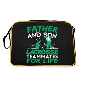 Father & Son Lacrosse Teammates For Life Epic - Retro Bag - black/gold - Back