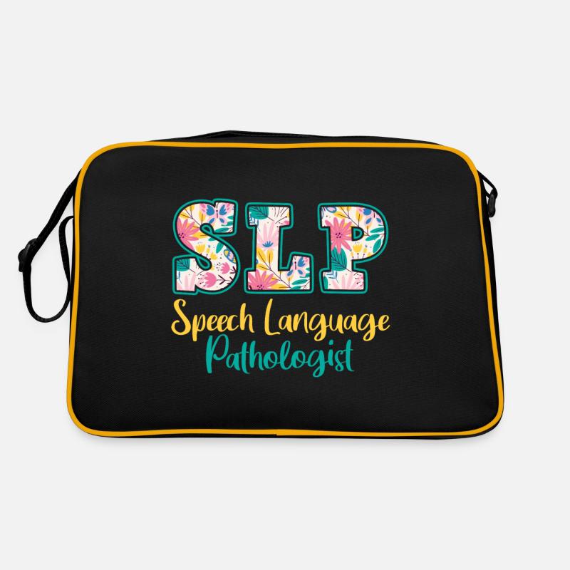 SLP Speech Language Pathologist Retro Tasche