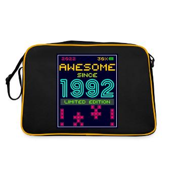 Awesome since 1992 limited edition - Retro Bag - black/gold - Back