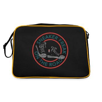 Sneaker Freak - Retro Tasche - Schwarz/Gold - Hinten
