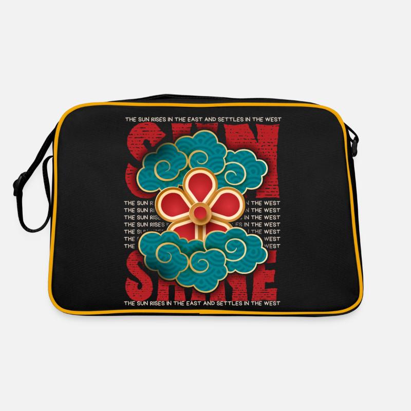 Sommer Summer, Sonne, Wolken 3d Asien Design Retro Tasche